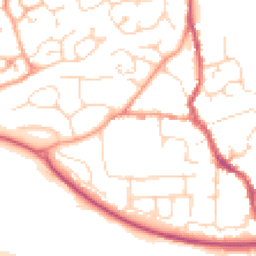 Daytime road noise heatmap for CM6 1DA
