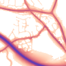 Daytime road noise heatmap for CM6 1DB