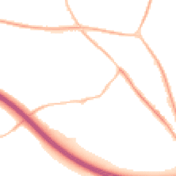 Night-time road noise heatmap for CM6 1DB