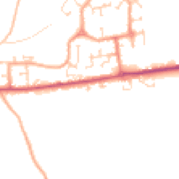 Daytime road noise heatmap for CM6 1DD