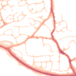 Daytime road noise heatmap for CM6 1DJ
