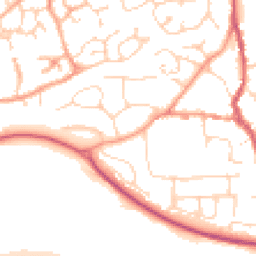 Daytime road noise heatmap for CM6 1DL