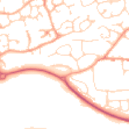 Daytime road noise heatmap for CM6 1DN