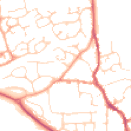Daytime road noise heatmap for CM6 1DP