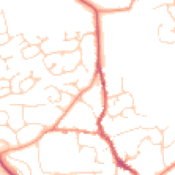 Daytime road noise heatmap for CM6 1DT