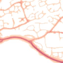 Daytime road noise heatmap for CM6 1DU