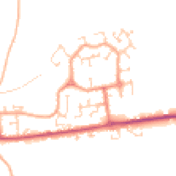 Daytime road noise heatmap for CM6 1FF