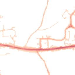 Daytime road noise heatmap for CM6 1FN