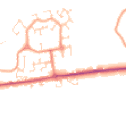 Daytime road noise heatmap for CM6 1FU