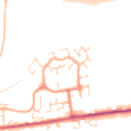 Daytime road noise heatmap for CM6 1FW