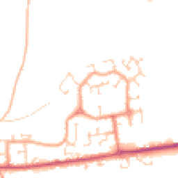 Daytime road noise heatmap for CM6 1FZ