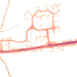 Daytime road noise heatmap for CM6 1GA