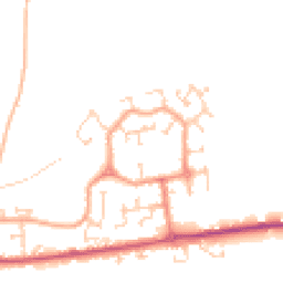 Daytime road noise heatmap for CM6 1GD