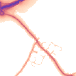 Daytime road noise heatmap for CM6 1GU