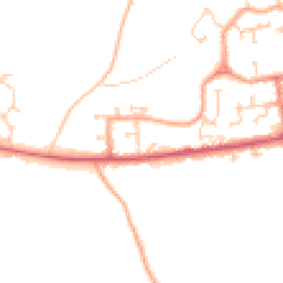 Daytime road noise heatmap for CM6 1GW