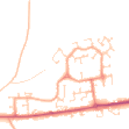 Daytime road noise heatmap for CM6 1HA