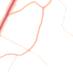 Daytime road noise heatmap for CM6 1JH