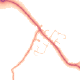 Daytime road noise heatmap for CM6 1LJ