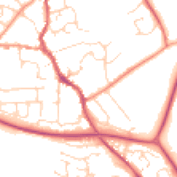 Daytime road noise heatmap for CM6 1LN