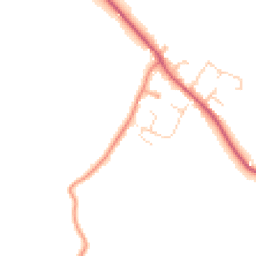 Daytime road noise heatmap for CM6 1LZ