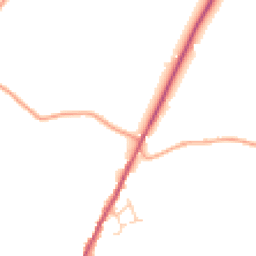 Daytime road noise heatmap for CM6 1NJ