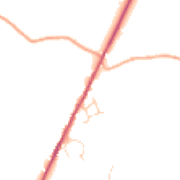 Daytime road noise heatmap for CM6 1NW