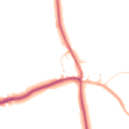 Daytime road noise heatmap for CM6 1QD