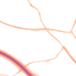 Night-time road noise heatmap for CM6 1QY