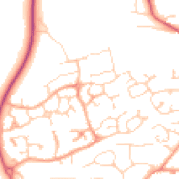 Daytime road noise heatmap for CM6 1TN