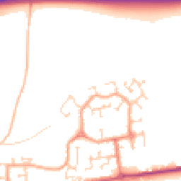 Daytime road noise heatmap for CM6 1TS