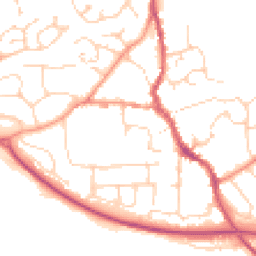 Daytime road noise heatmap for CM6 1UD