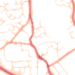 Daytime road noise heatmap for CM6 1UW