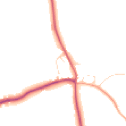 Daytime road noise heatmap for CM6 1WE
