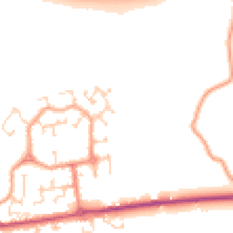 Daytime road noise heatmap for CM6 1XT