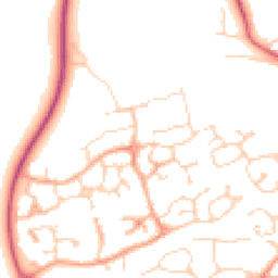 Daytime road noise heatmap for CM6 1ZL