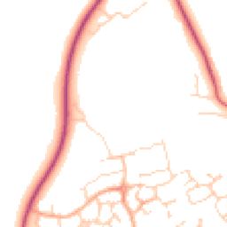 Daytime road noise heatmap for CM6 2AS