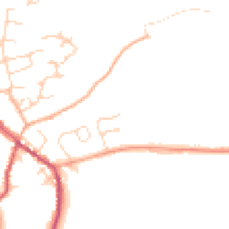 Daytime road noise heatmap for CM6 2FQ