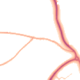 Daytime road noise heatmap for CM6 2JB