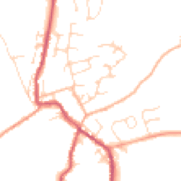Daytime road noise heatmap for CM6 2JT