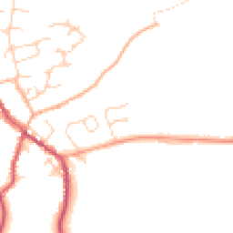 Daytime road noise heatmap for CM6 2LY