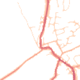 Daytime road noise heatmap for CM6 2QS