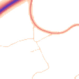 Daytime road noise heatmap for CM6 3HS
