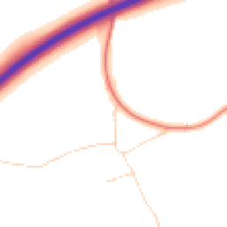 Daytime road noise heatmap for CM6 3HT