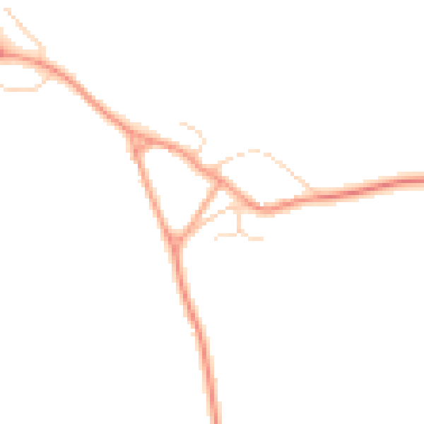 Daytime road noise heatmap for CM6 3ND