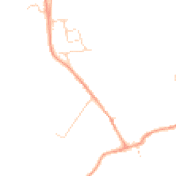 Daytime road noise heatmap for CM6 3SQ