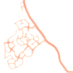 Daytime road noise heatmap for CM6 3UU