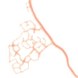 Daytime road noise heatmap for CM6 3UW