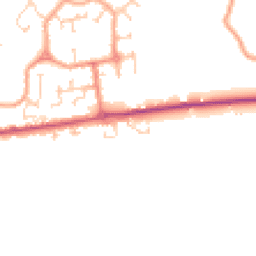 Daytime road noise heatmap for CM6 4AA