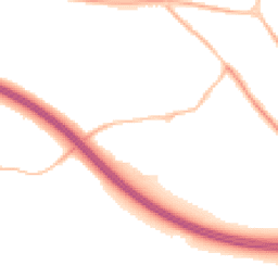 Night-time road noise heatmap for CM6 4AE