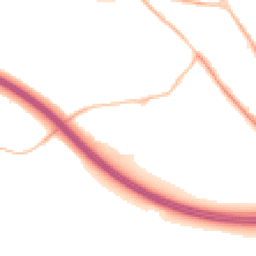 Night-time road noise heatmap for CM6 4AG